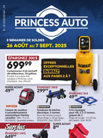 Circulaire Princess Auto - 2 Semaines de Soldes