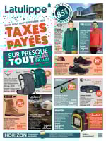 Circulaire Latulippe - Taxes Payées