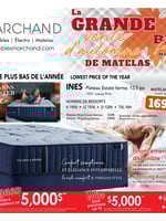 Circulaire Meubles Marchand - Matelas
