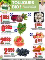 Circulaire TAU Marché d'alimentation Naturelle - Biologique