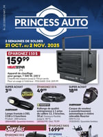 Circulaire Princess Auto