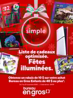 Circulaire Bureau en Gros - Liste de cadeaux