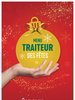 Circulaire Adonis - Menu traiteur des fêtes