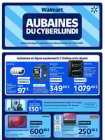 Circulaire Walmart - Aubaines du Cyberlundi