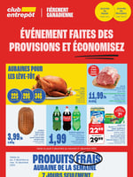 Circulaire Club Entrepôt