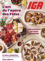 Circulaire IGA - L'art de l'apéro des fêtes