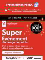 Circulaire Pharmaprix - Super Événement d'Échange de points