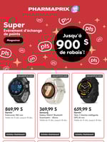 Circulaire Pharmaprix - Super Événement d'échange de points