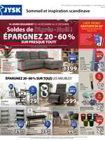 Circulaire Jysk - Les Soldes de l'Après-Noël