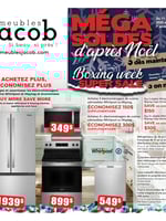 Circulaire ​Meubles Jacob - Méga Soldes d'Après Noël
