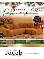 Circulaire ​Meubles Jacob - Tendances Festives