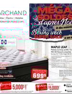 Circulaire Meubles Marchand - Matelas Méga Soldes d'Après Noël