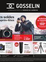 Circulaire Gosselin Photo - Soldes d'Après-Fêtes