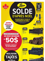 Circulaire Meubles Léon - Solde d'Après-Noël