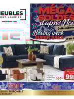 Circulaire Meubles Mont-Laurier - Méga Soldes d'Après Noël