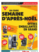 Circulaire Canadian Tire - Soldes d'Après-Noël