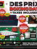 Circulaire Meubles Domon - Soldes du Boxing Day