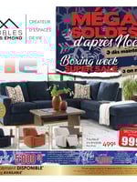 Circulaire Meubles Gilles Émond - Méga Soldes d'Après-Noël