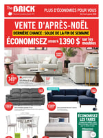 Circulaire Brick - Vente d'Après-Noël + Solde de la Fin de Semaine