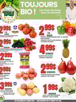 Circulaire TAU Marché d'alimentation Naturelle - Biologique