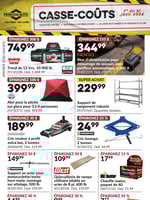 Circulaire Princess Auto - Casse-Coûts