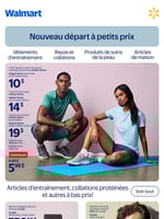 Circulaire Walmart - Nouveau départ à petits prix