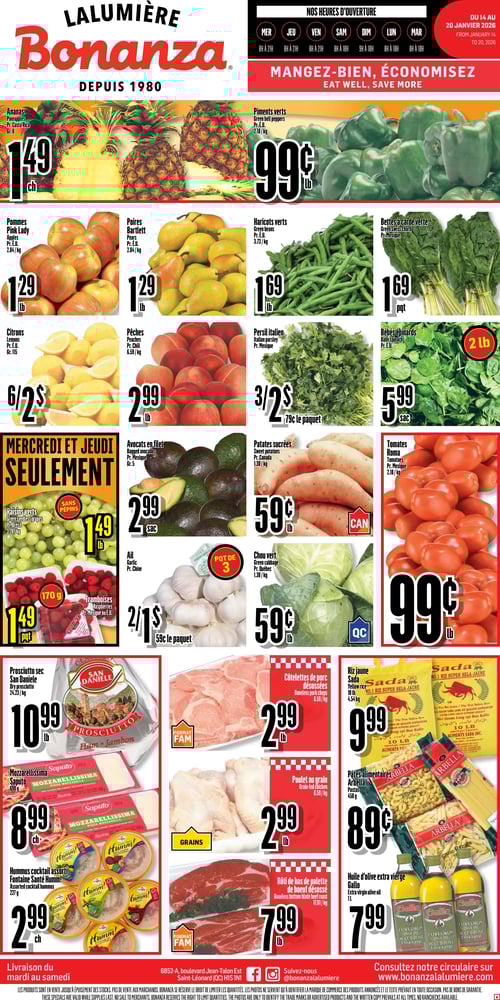 Circulaire Bonanza - Page 1