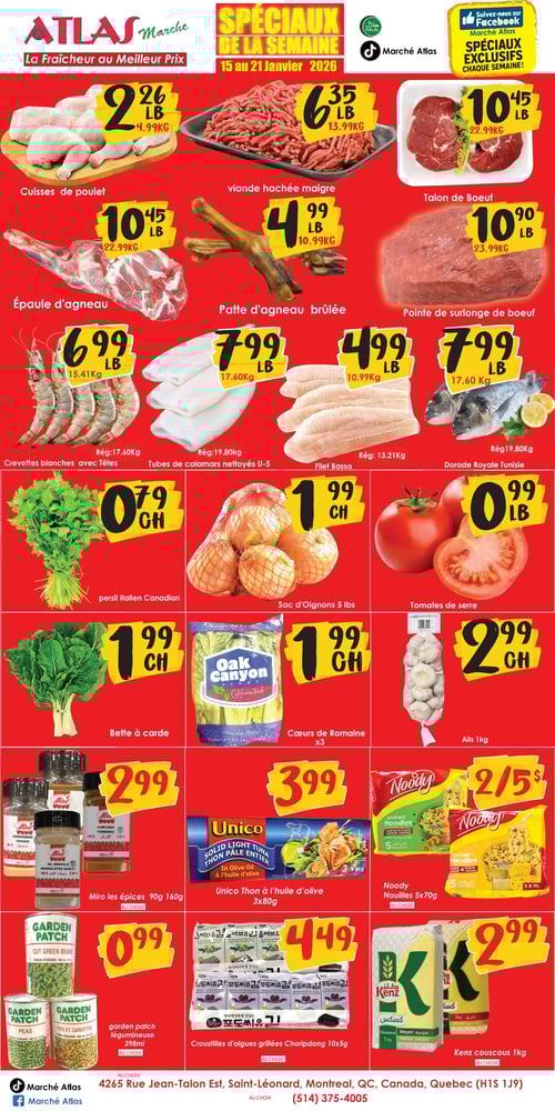 Circulaire Marché Atlas - Page 1