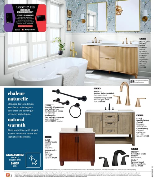 Circulaire Home Hardware - Cuisine et Salle de Bain - Page 2