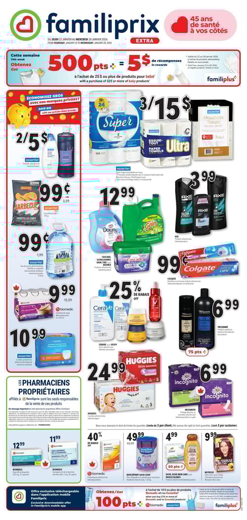 Circulaire Familiprix - Extra - Page 1