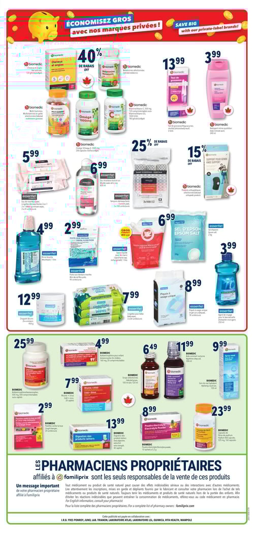 Circulaire Familiprix - Extra - Page 4