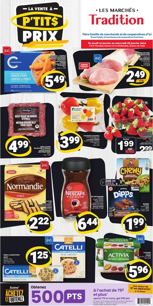 Circulaire Les Marchés Tradition - Page 1