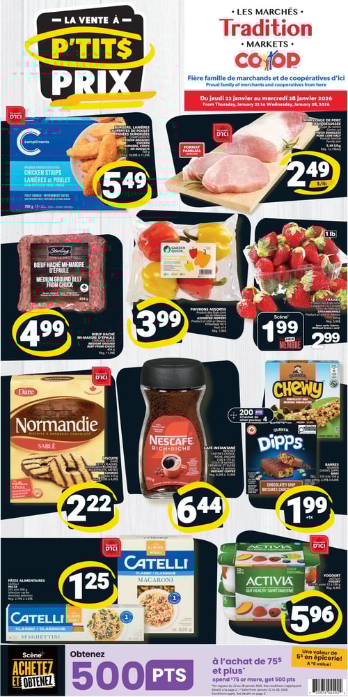 Circulaire Les Marchés Tradition - Nouveau-Brunswick - Page 1