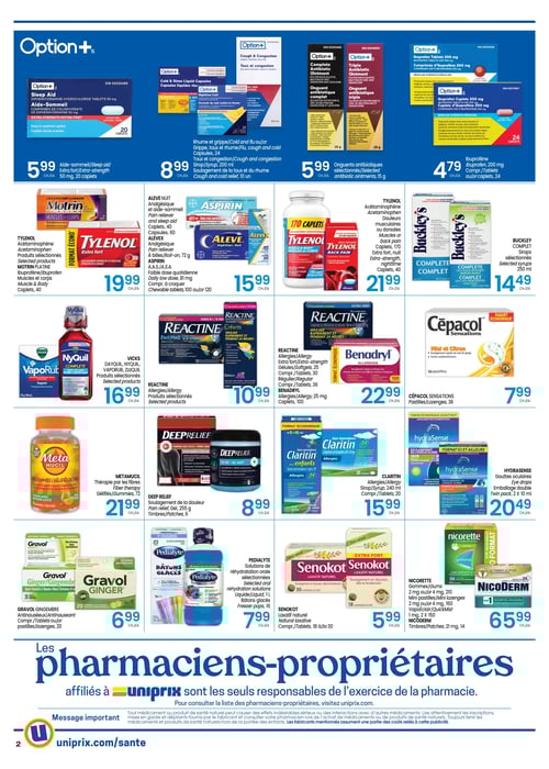 Circulaire Uniprix - Santé - Page 2