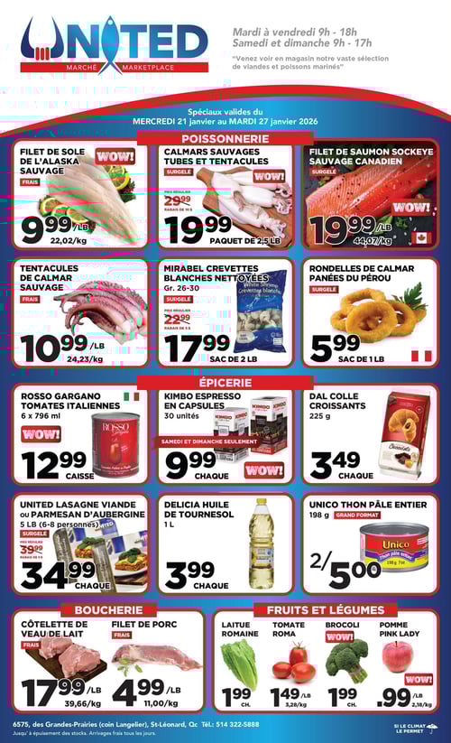Circulaire United Supermarché - Page 1
