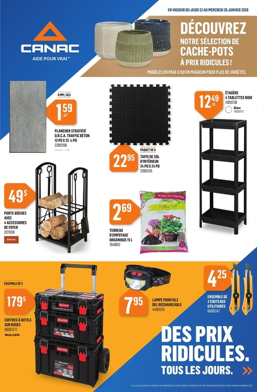 Circulaire Canac - Page 1