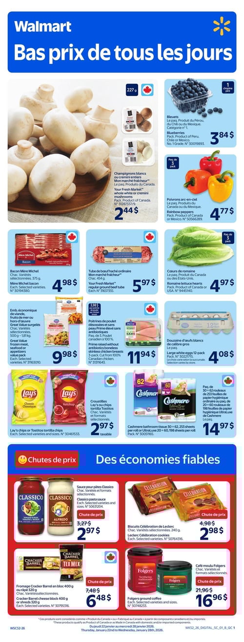 Circulaire Walmart - Page 1