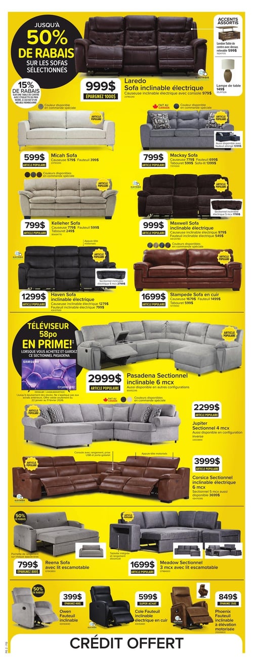 Circulaire Meubles Léon - Solde Confort - Page 2