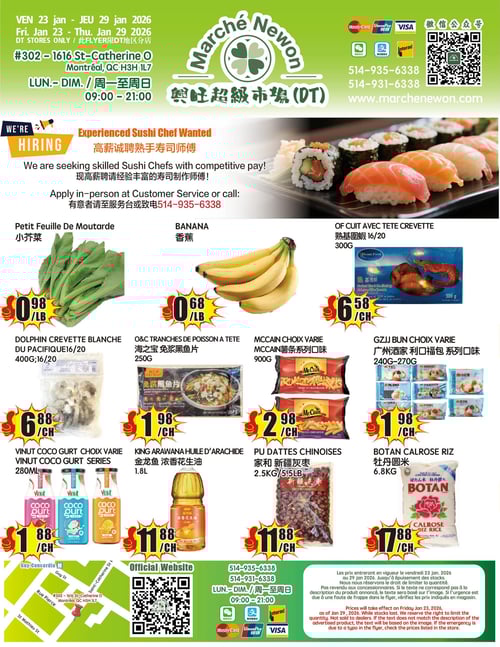 Circulaire Marché Newon - Page 1