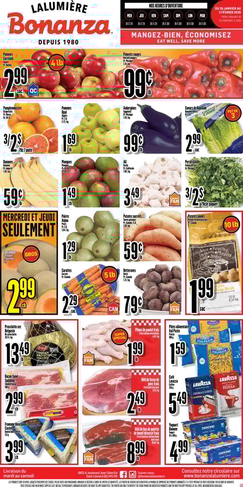 Circulaire Bonanza - Page 1