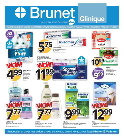Circulaire Brunet - Clinique - Page 1