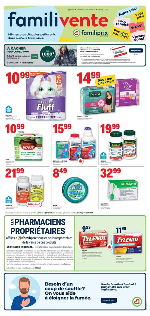 Circulaire Familiprix - Clinique - Page 1