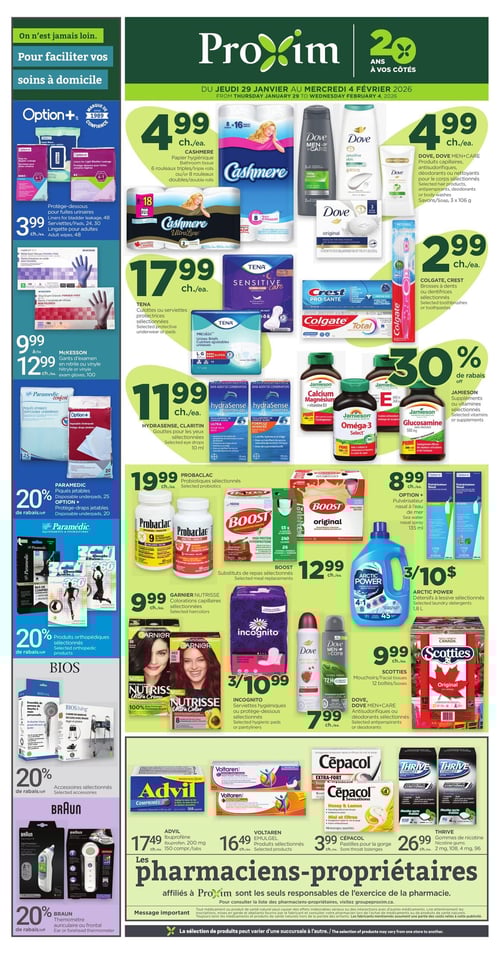 Circulaire Proxim - Page 1