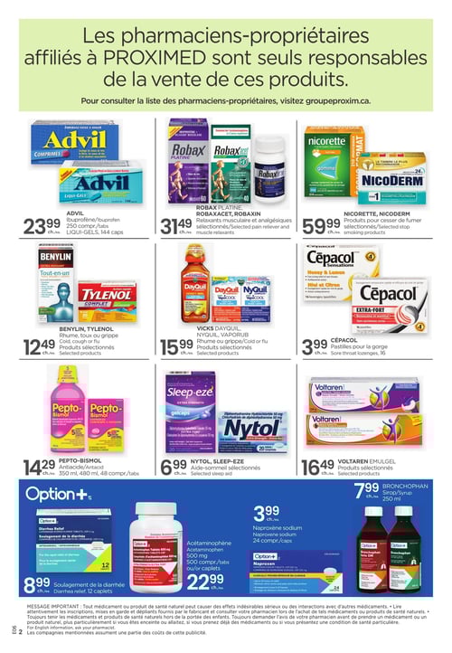 Circulaire Proxim - Proximed - Page 2