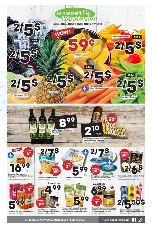 Circulaire Marché Végétarien - Page 1