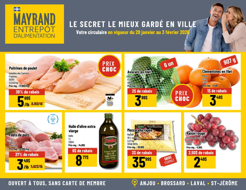 Circulaire Mayrand Entrepôt D'alimentation - Page 1