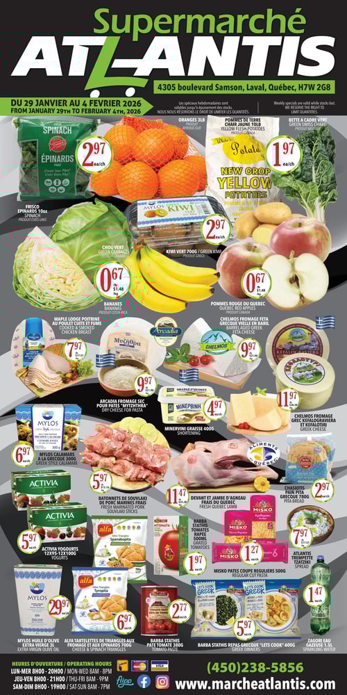 Circulaire Supermarché Atlantis - Page 1