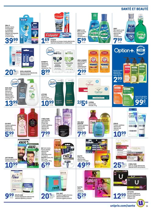 Circulaire Uniprix - Santé - Page 3