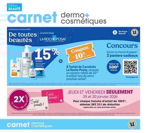 Circulaire Uniprix - Carnet Beauté - Page 1