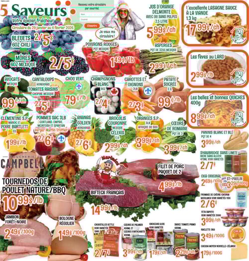 Circulaire Marché Le 5 Saveurs - Page 1